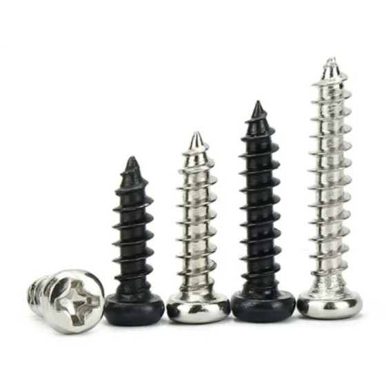 Cross recessed pan head tapping screw