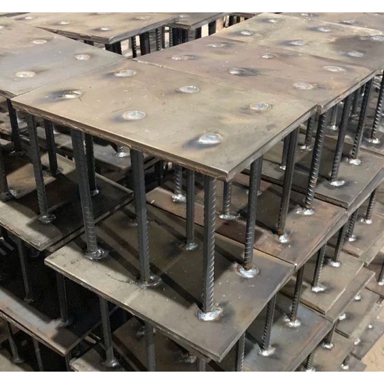 Double plate embedded part