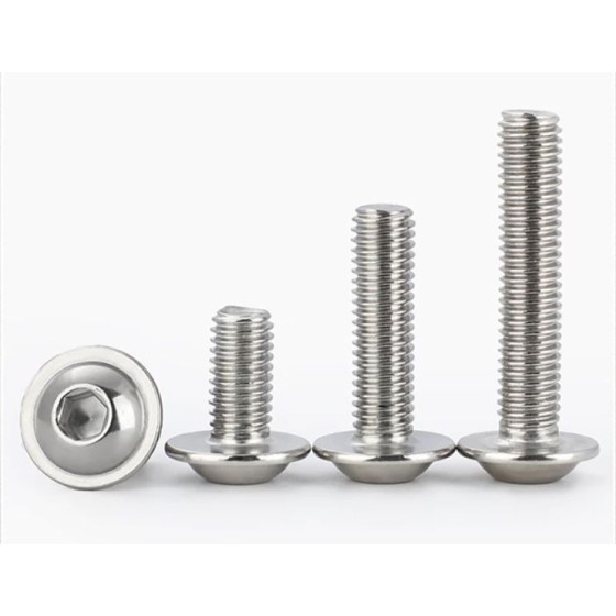 Socket button head flange screw
