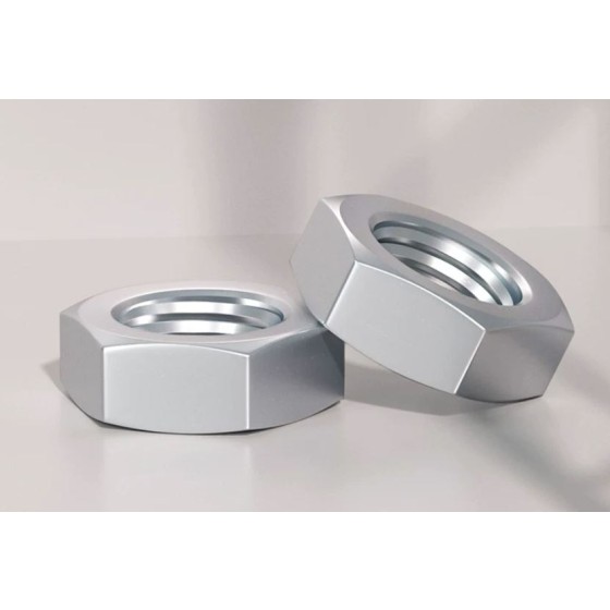 Thin hex nut
