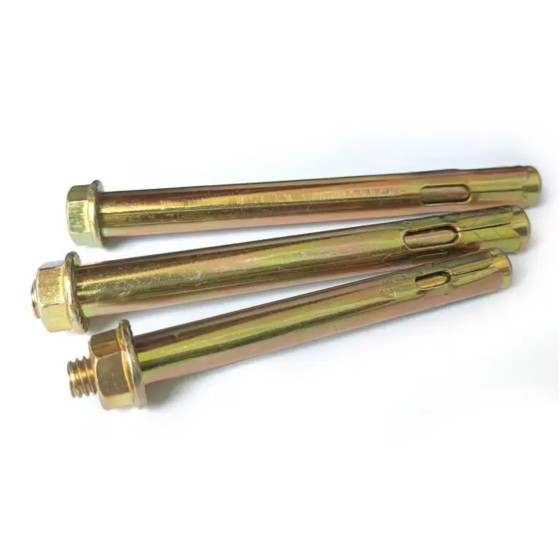 Flange sleeve expansion bolt