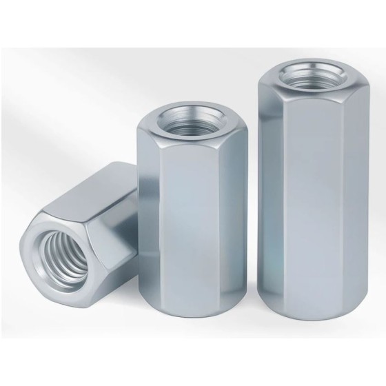 Extended hex coupling nut