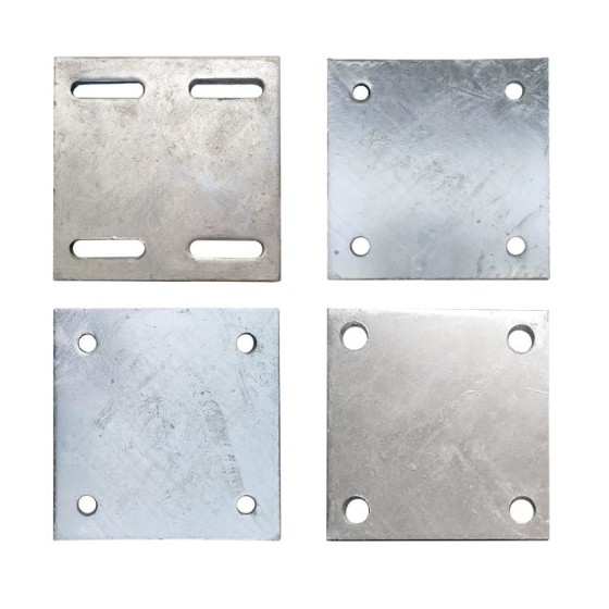 Slotted embedded plate