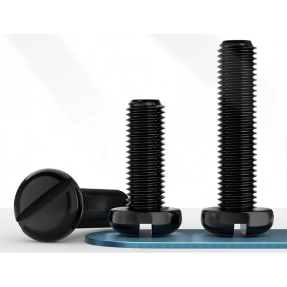 Slotted pan head screw