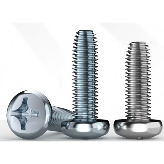 Cross recessed pan head thread rolling screw