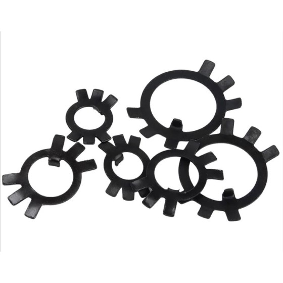 Round nut lock washer
