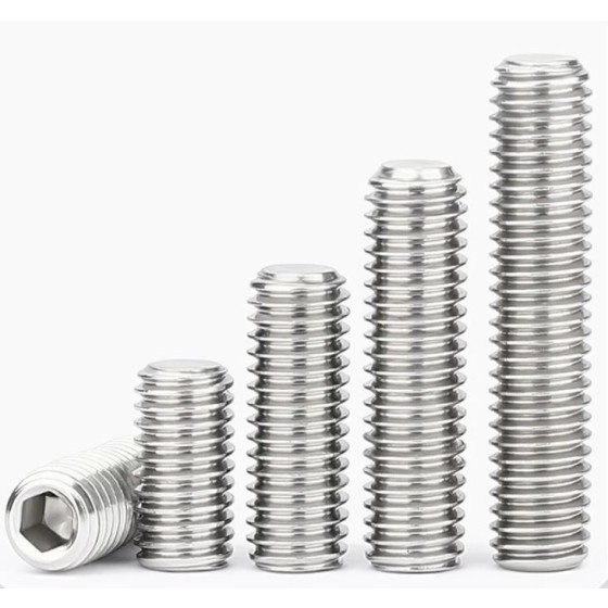 Socket set screw, flat point