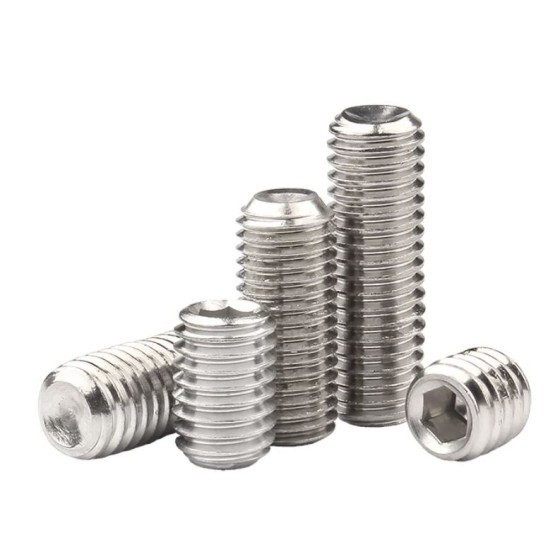 Socket set screw, cup point
