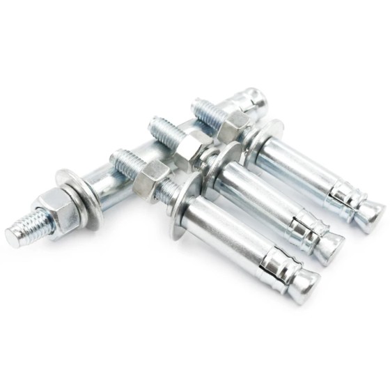 Mechanical anchor (post-undercut double tube)