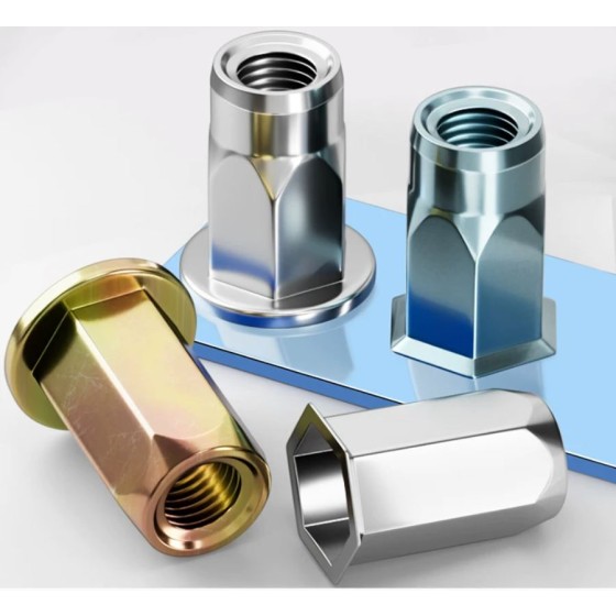 Hex rivet nut